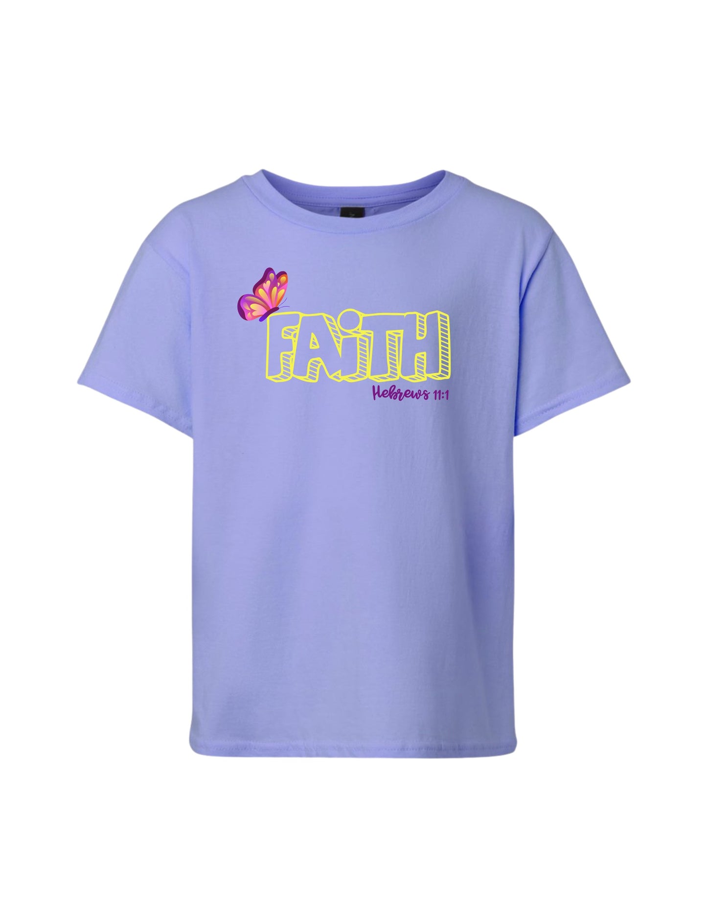 Youth "Faith – Hebrews 11:1" Christian Tee