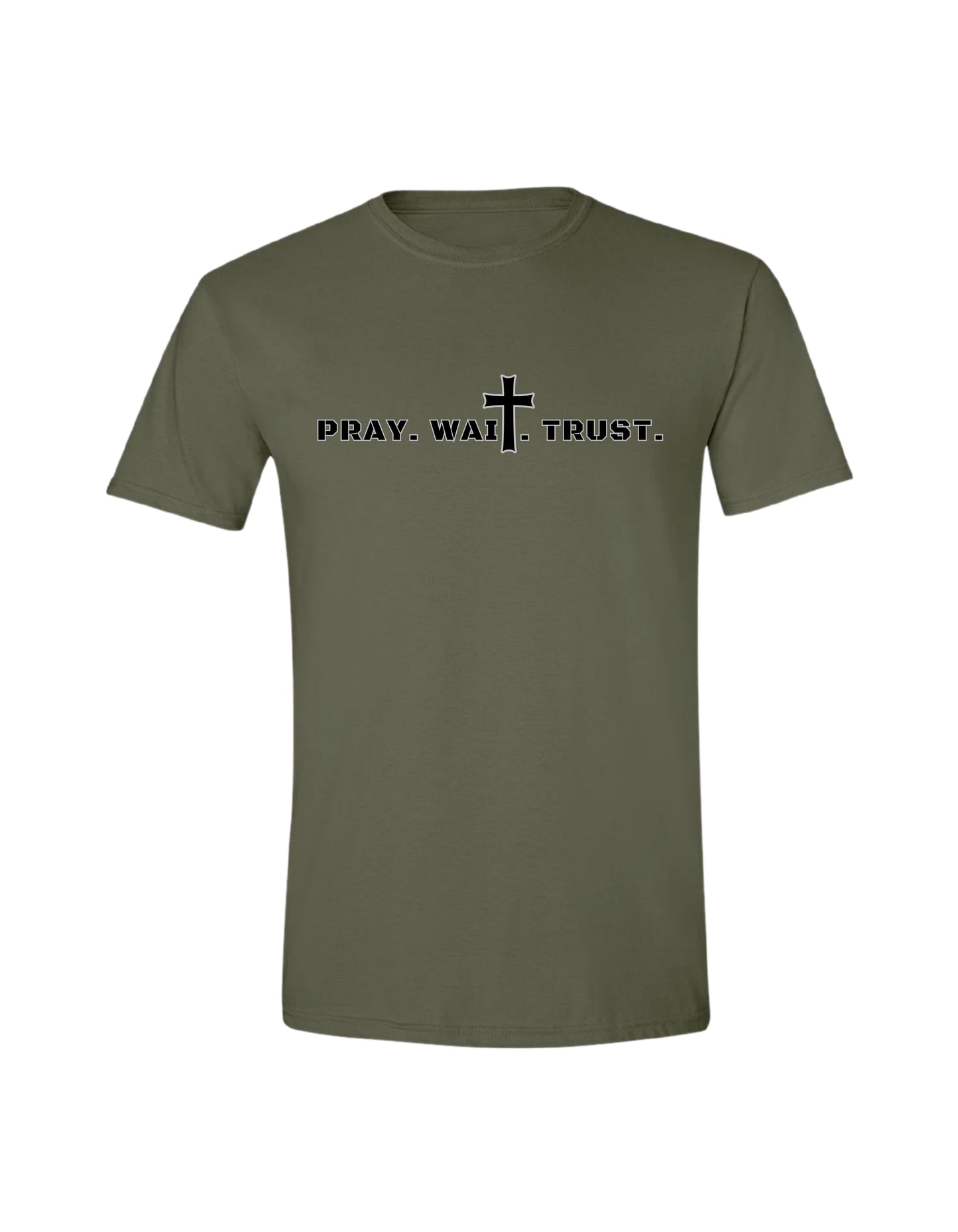 Pray. Wait. Trust. Christian T-Shirt