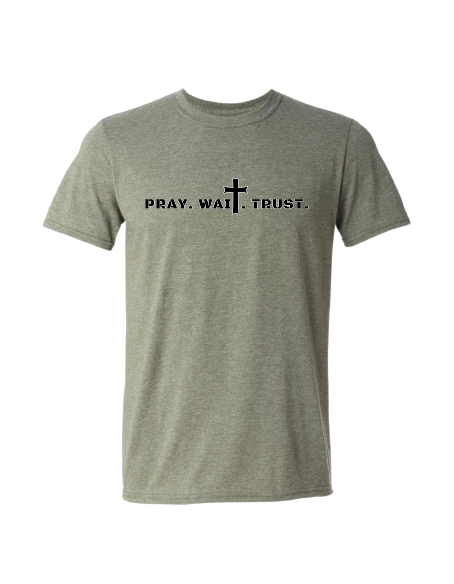 Pray. Wait. Trust. Christian T-Shirt
