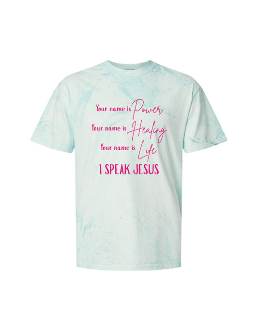 "I Speak Jesus" Christian Tee