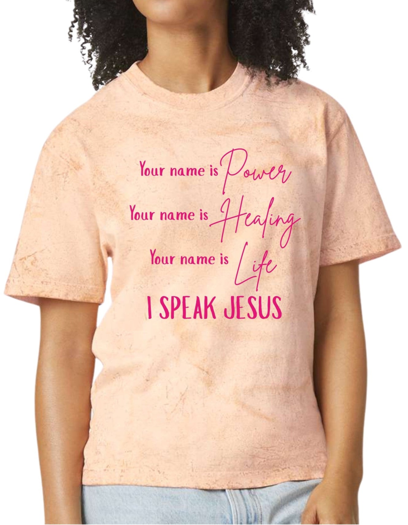 "I Speak Jesus" Christian Tee