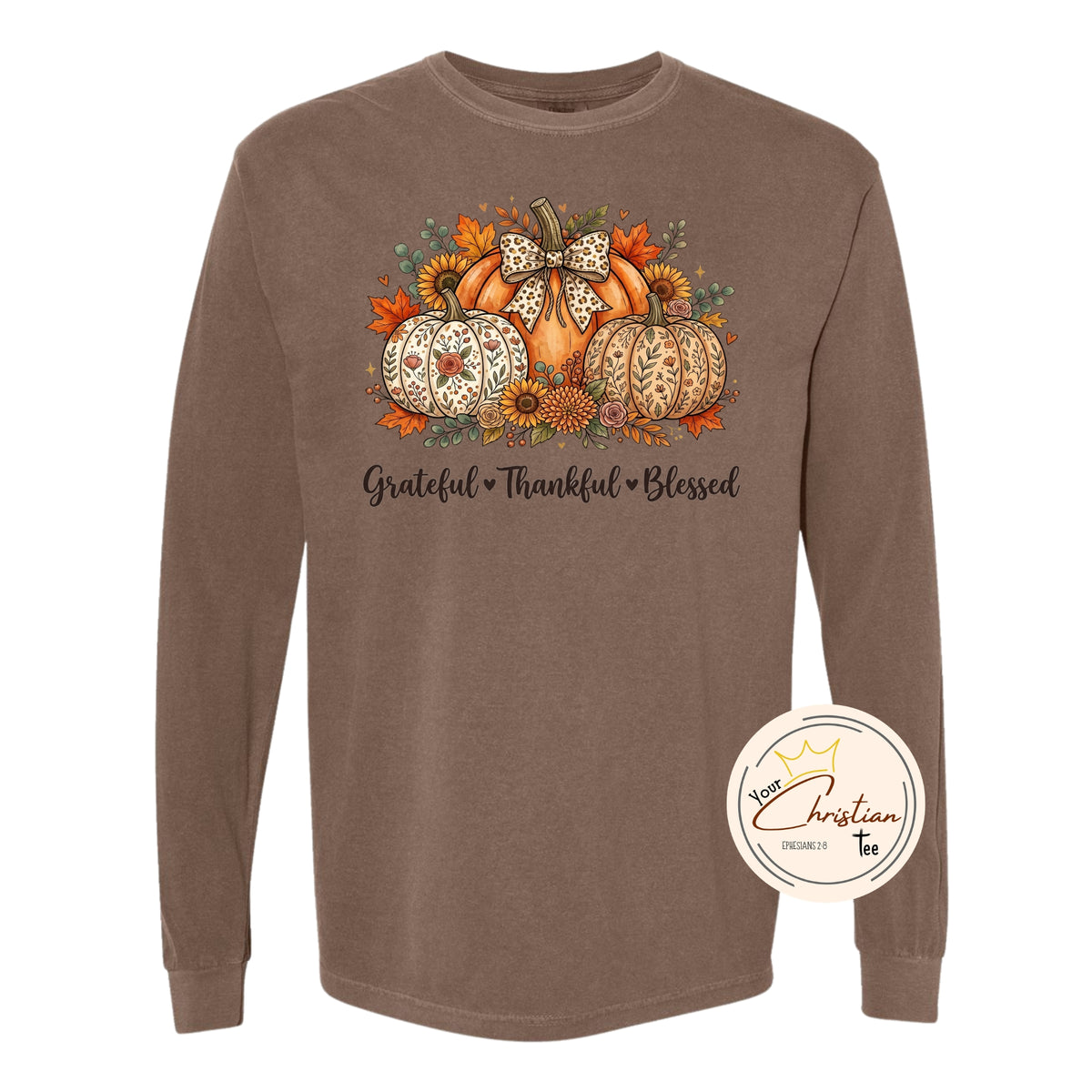 Grateful - Thankful - Blessed Pumpkins
