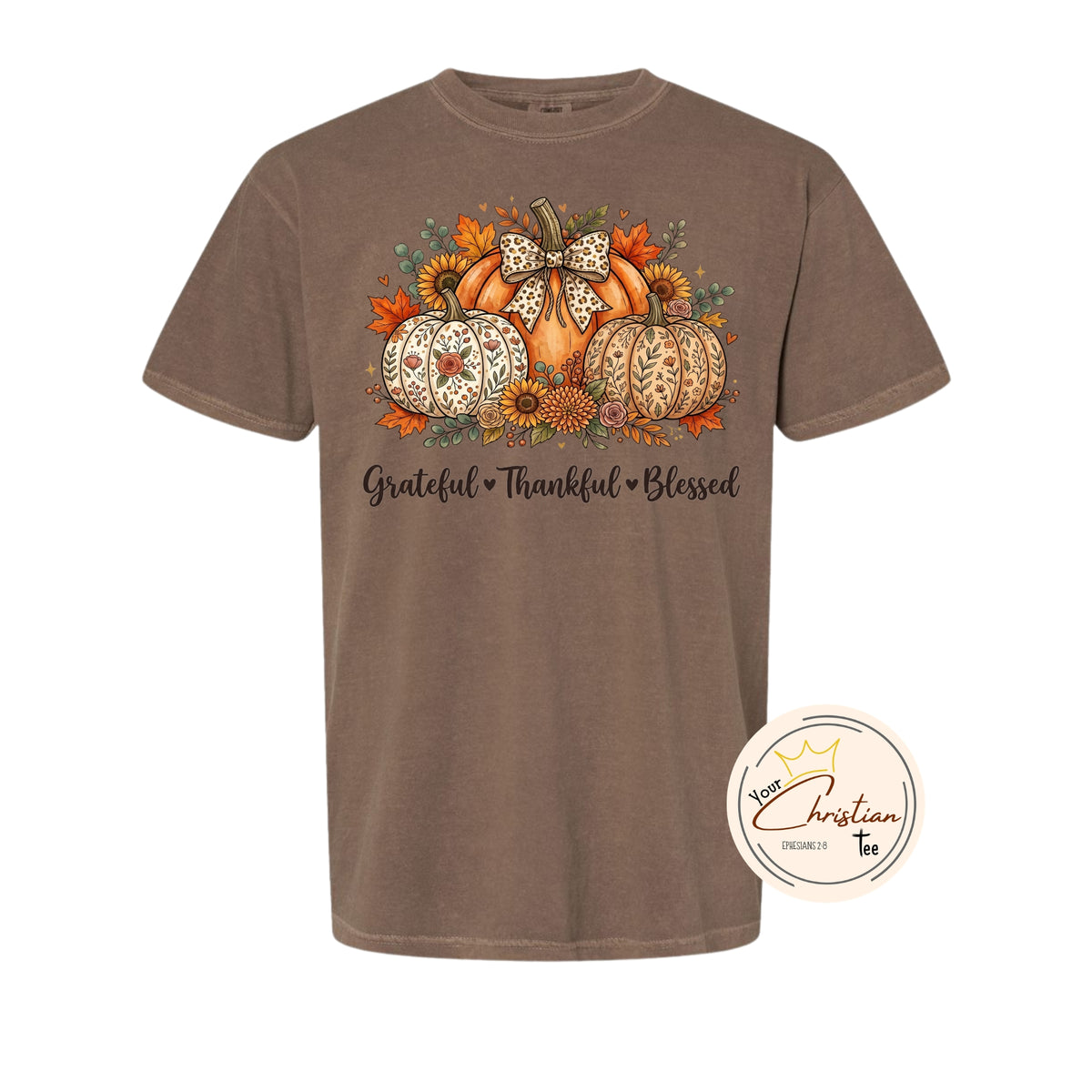 Grateful - Thankful - Blessed Pumpkins