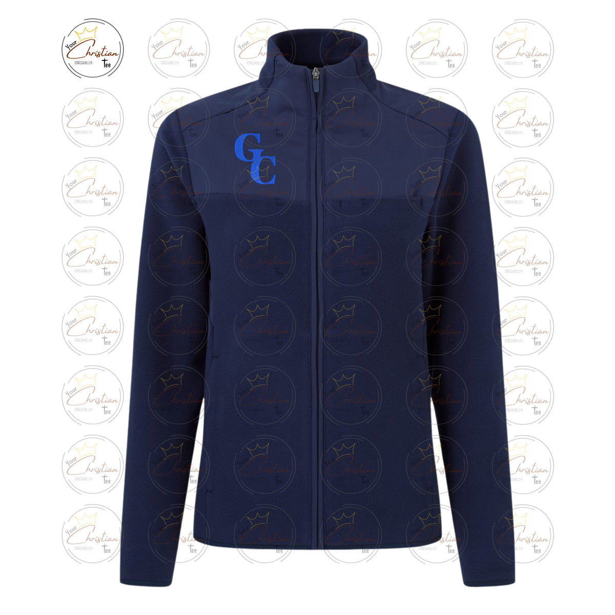 GC Fleece Full-Zip Jacket with Embroidered Logo
