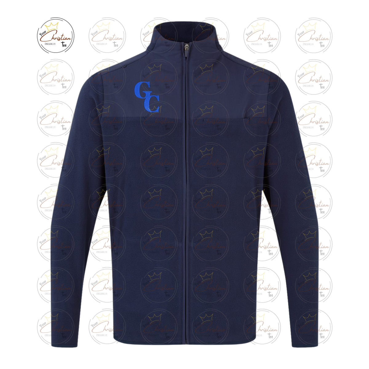 GC Fleece Full-Zip Jacket with Embroidered Logo