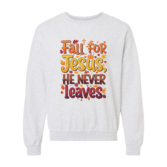 Fall for JesusâChristian Sweatshirt