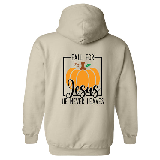 Fall for JesusâChristian Hoodie