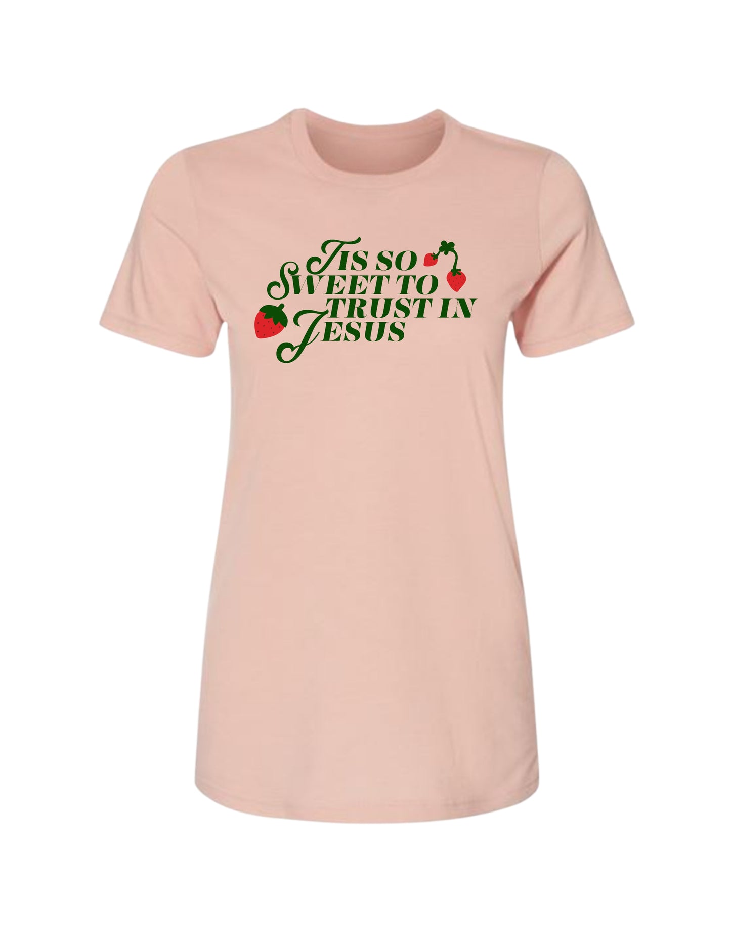 "'Tis so sweet to trust in Jesus" Christian Tee