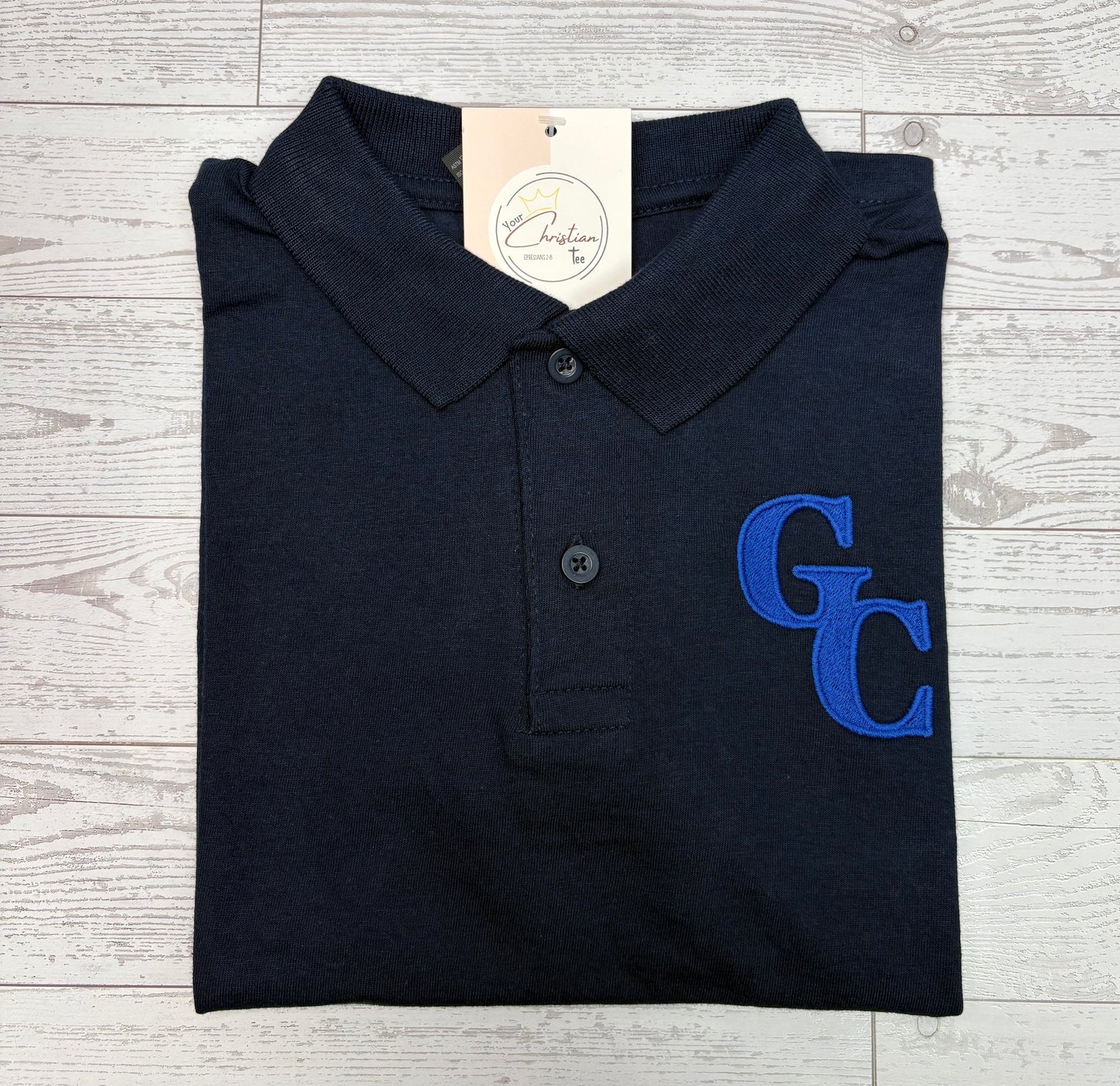 GC Polo with Embroidered Logo