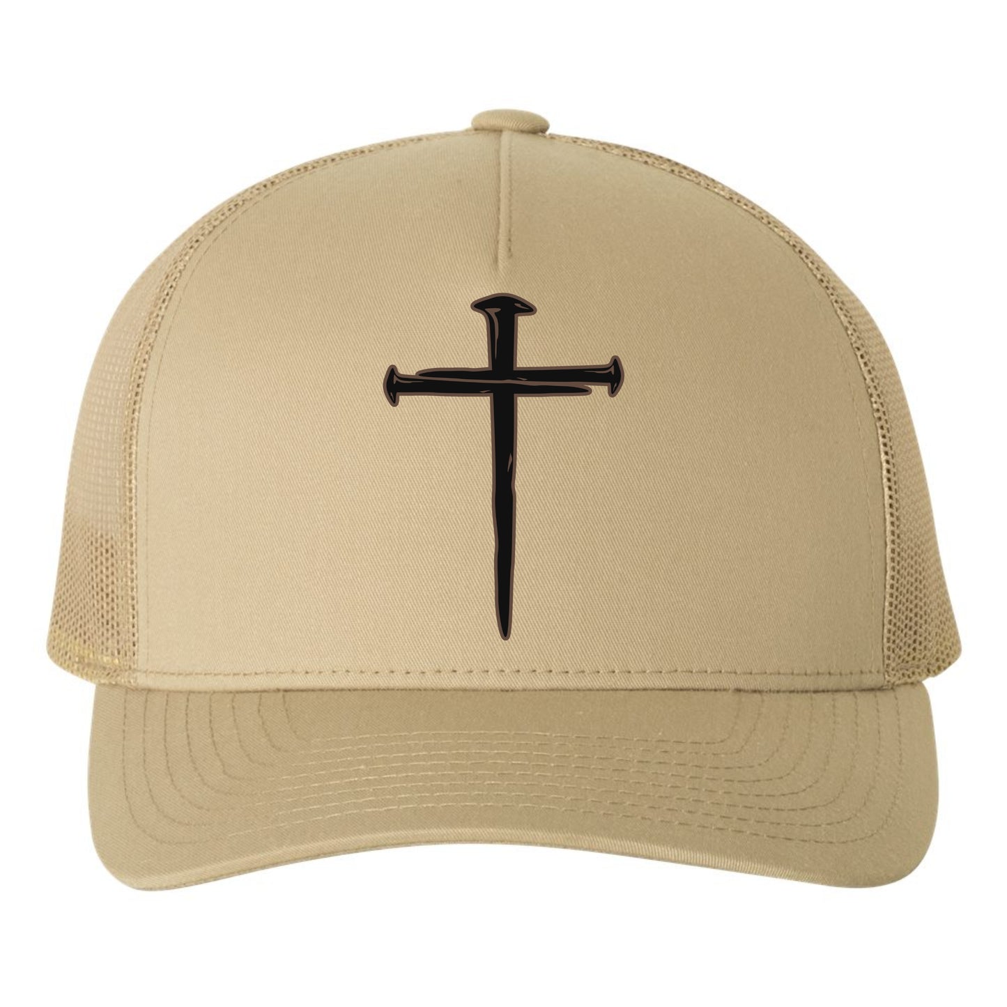 Nail Cross Snapback Trucker Hat