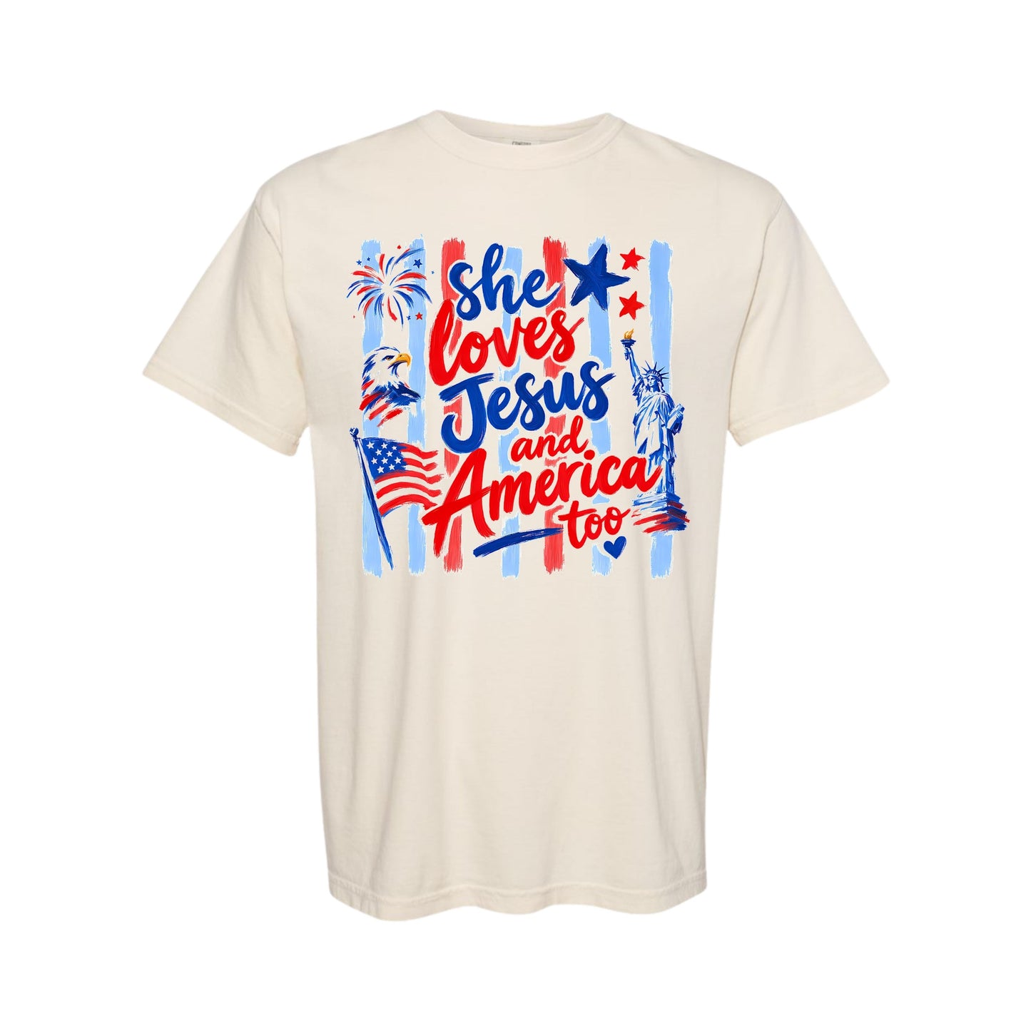 She loves Jesus and America too