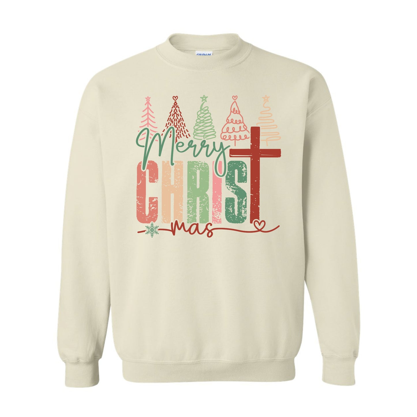 Merry Christmas—Faith Christmas Sweatshirt