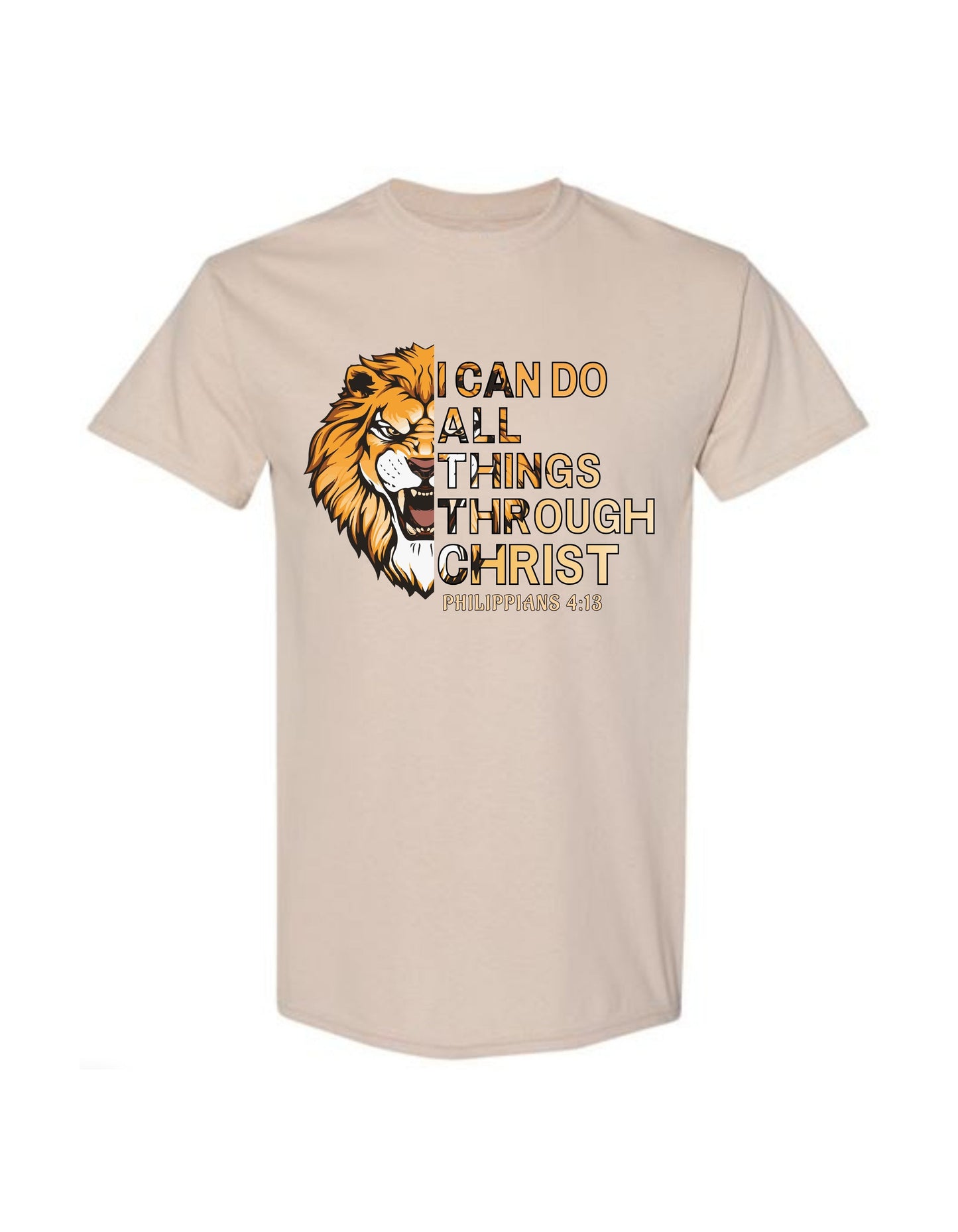 “I Can Do All Things Through Christ – Philippians 4:13.” Christian Tee