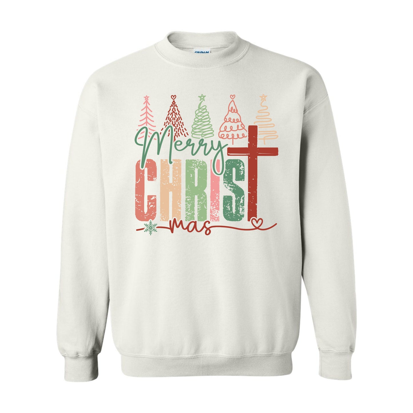 Merry Christmas—Faith Christmas Sweatshirt