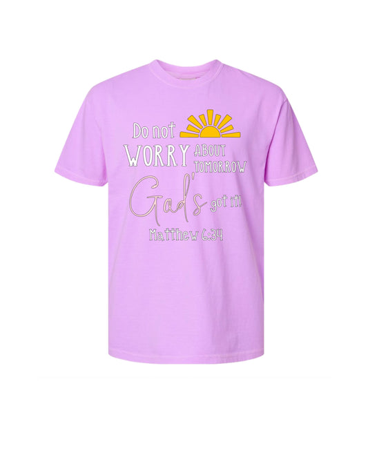 "God's got it–Matthew 6:34" Christian Tee