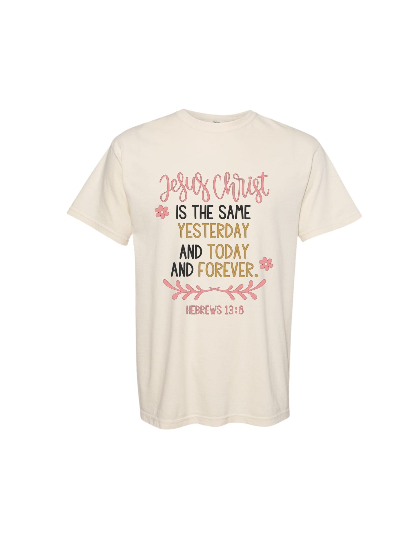 "Hebrews 13:8" Christian Tee