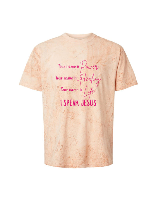 "I Speak Jesus" Christian Tee