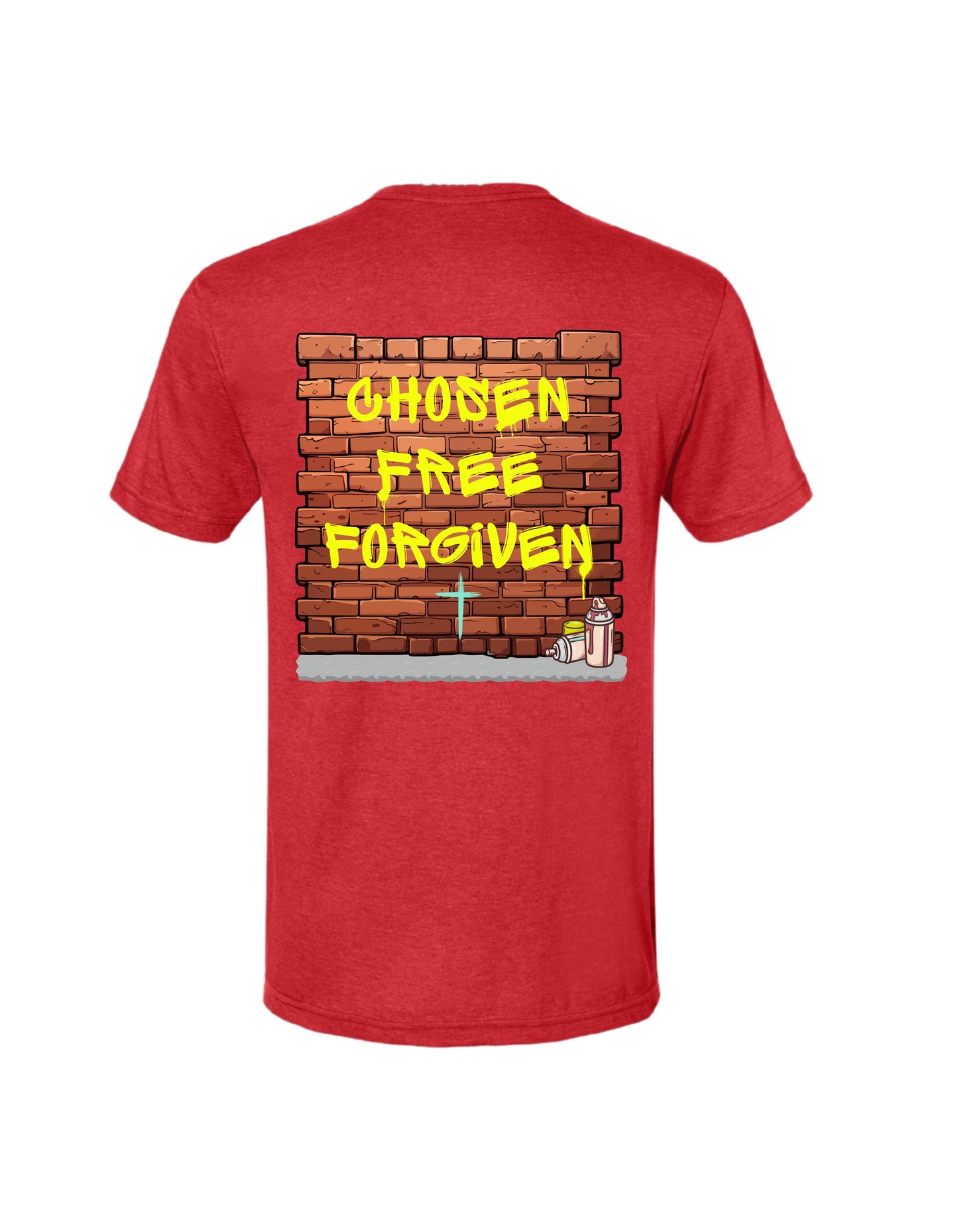 "Chosen. Free. Forgiven" Christian Tee