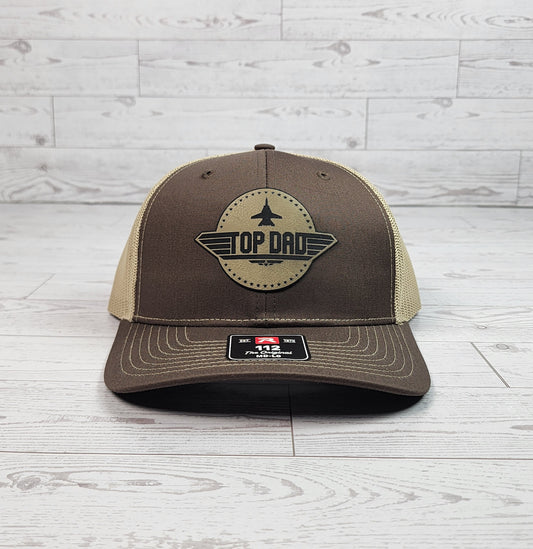 Top Dad Snapback Trucker Hat
