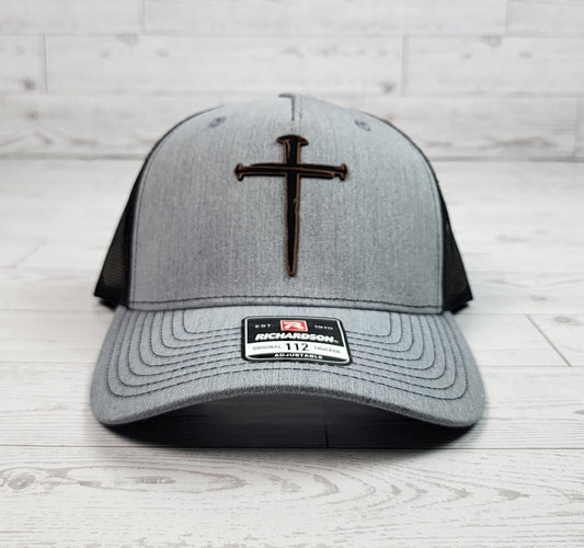 Nail Cross Snapback Trucker Hat