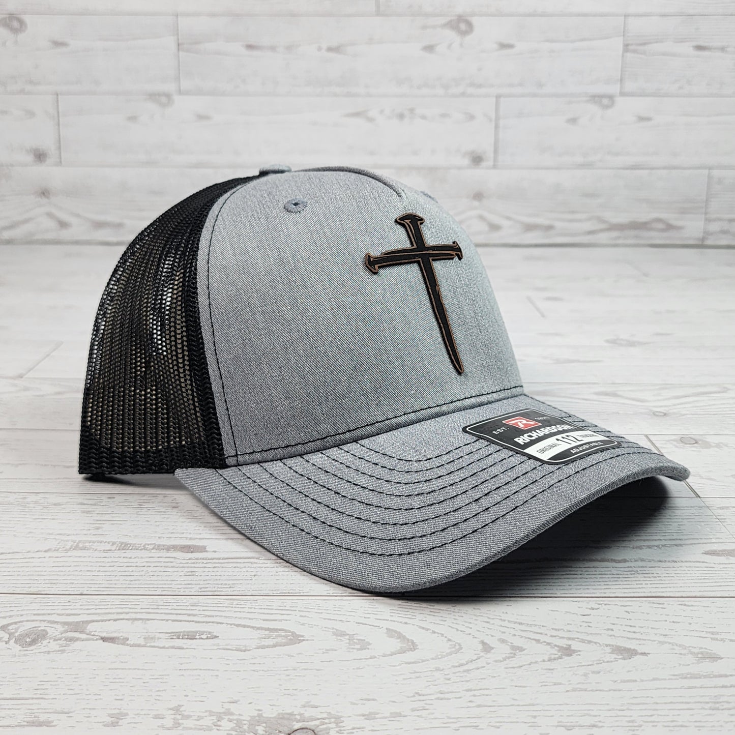 Nail Cross Snapback Trucker Hat