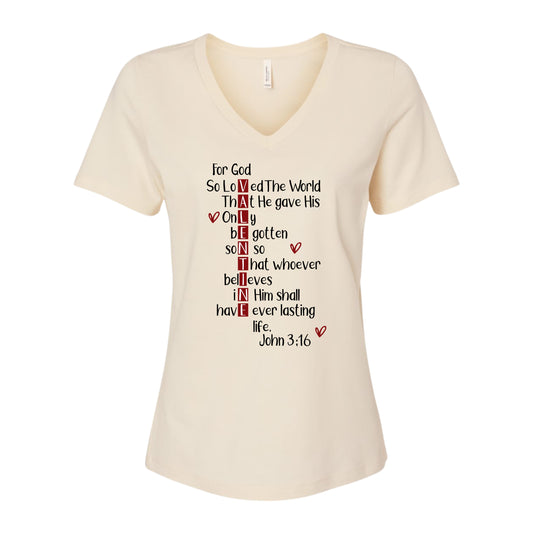 Valentine's John 3:16—Christian Tee