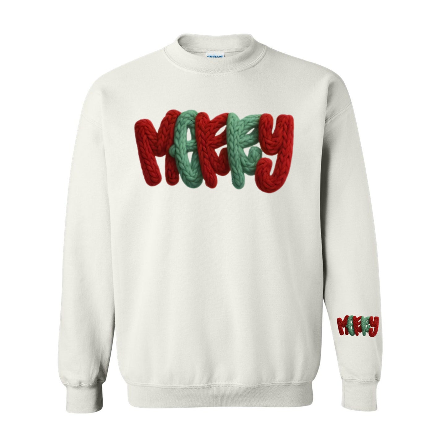 MERRY – Chunky Knit Christmas Sweatshirt