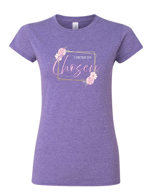"Chosen–1 Peter 2:9" Christian Tee