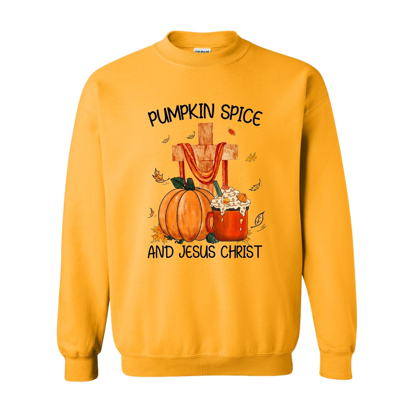 Pumkin Spice and Jesus Christ—Christian Sweatshirt