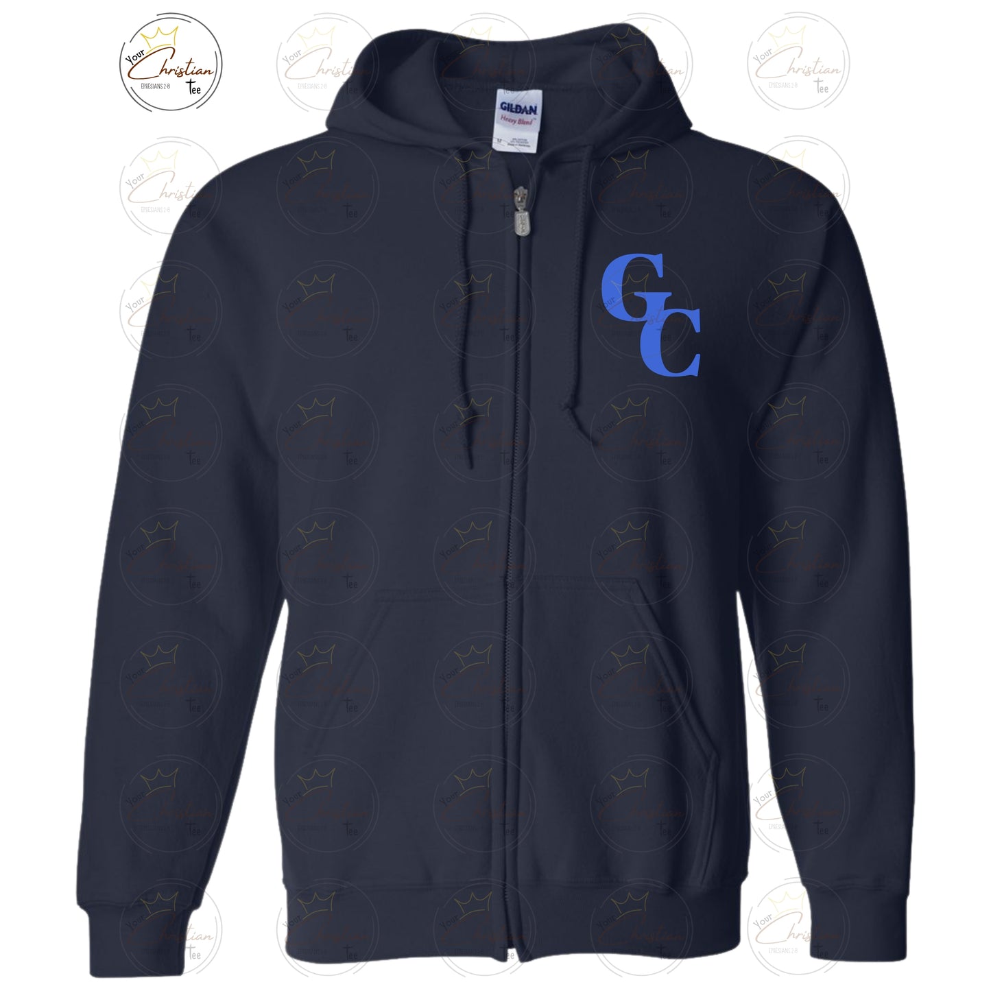 GC Full-Zip Hooded Sweatshirt