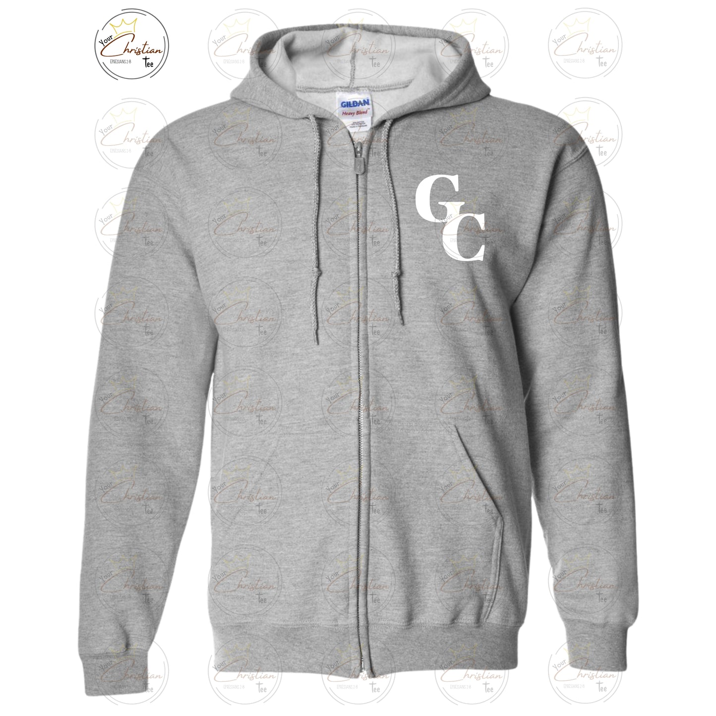 GC Full-Zip Hooded Sweatshirt