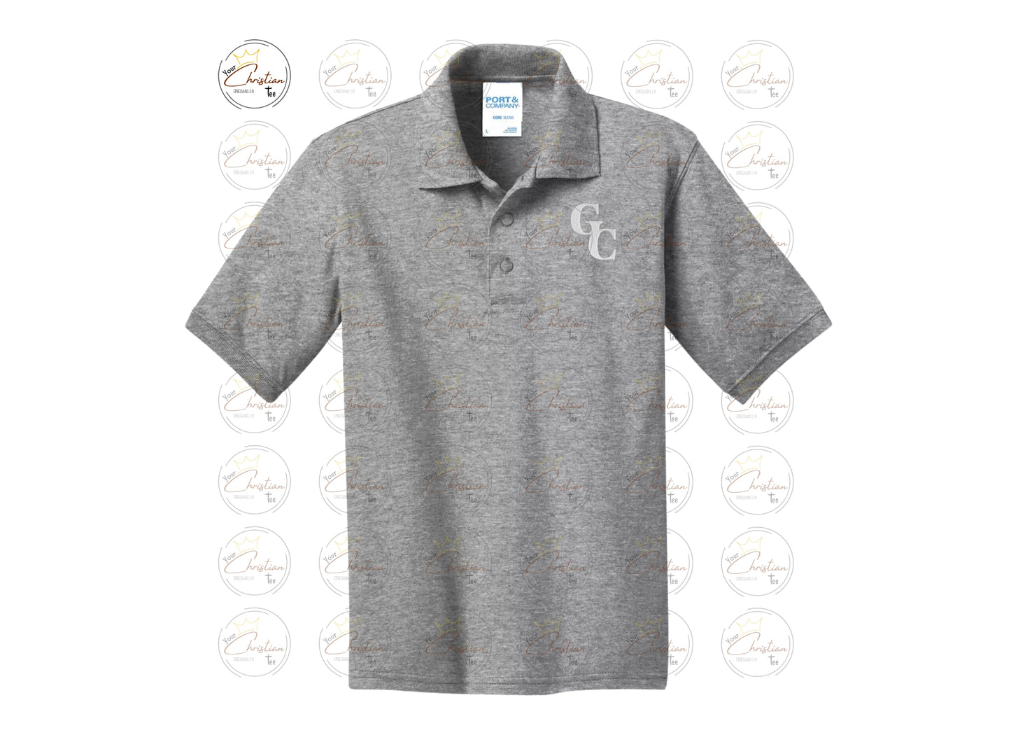 GC Polo with Embroidered Logo