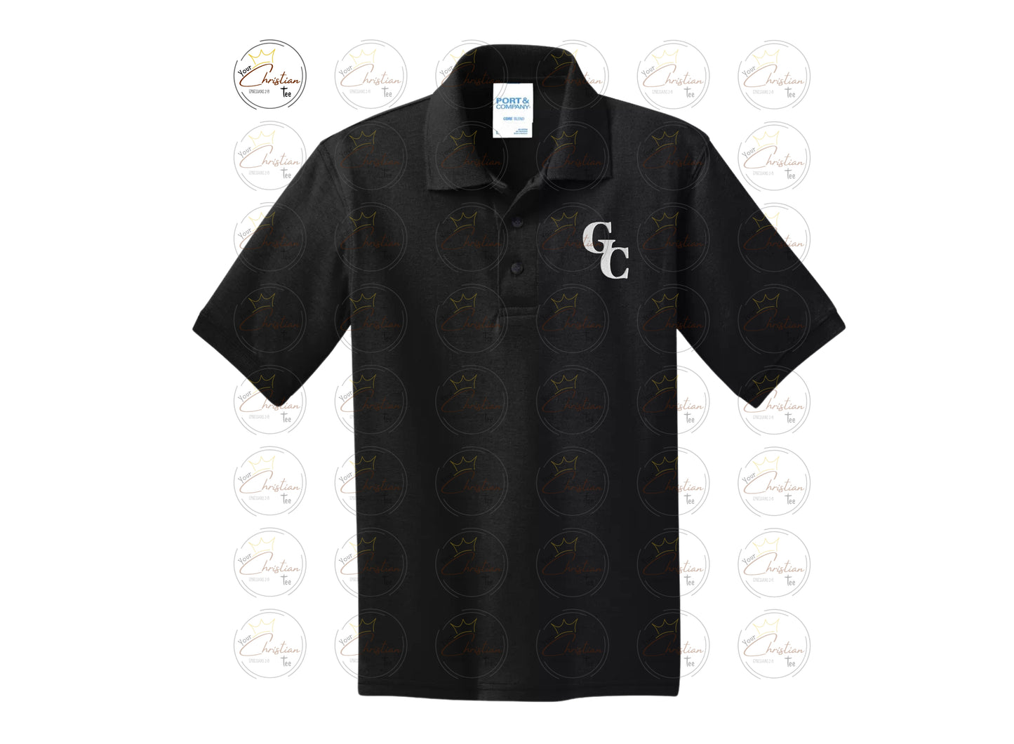 GC Polo with Embroidered Logo