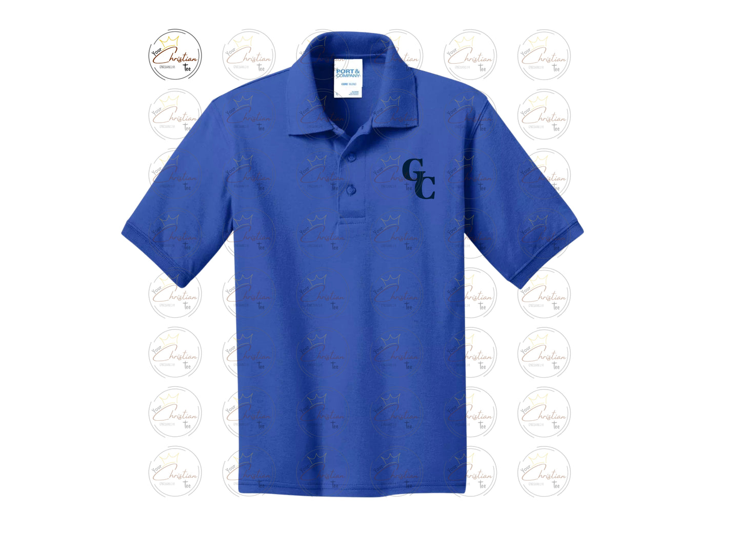 GC Polo with Embroidered Logo