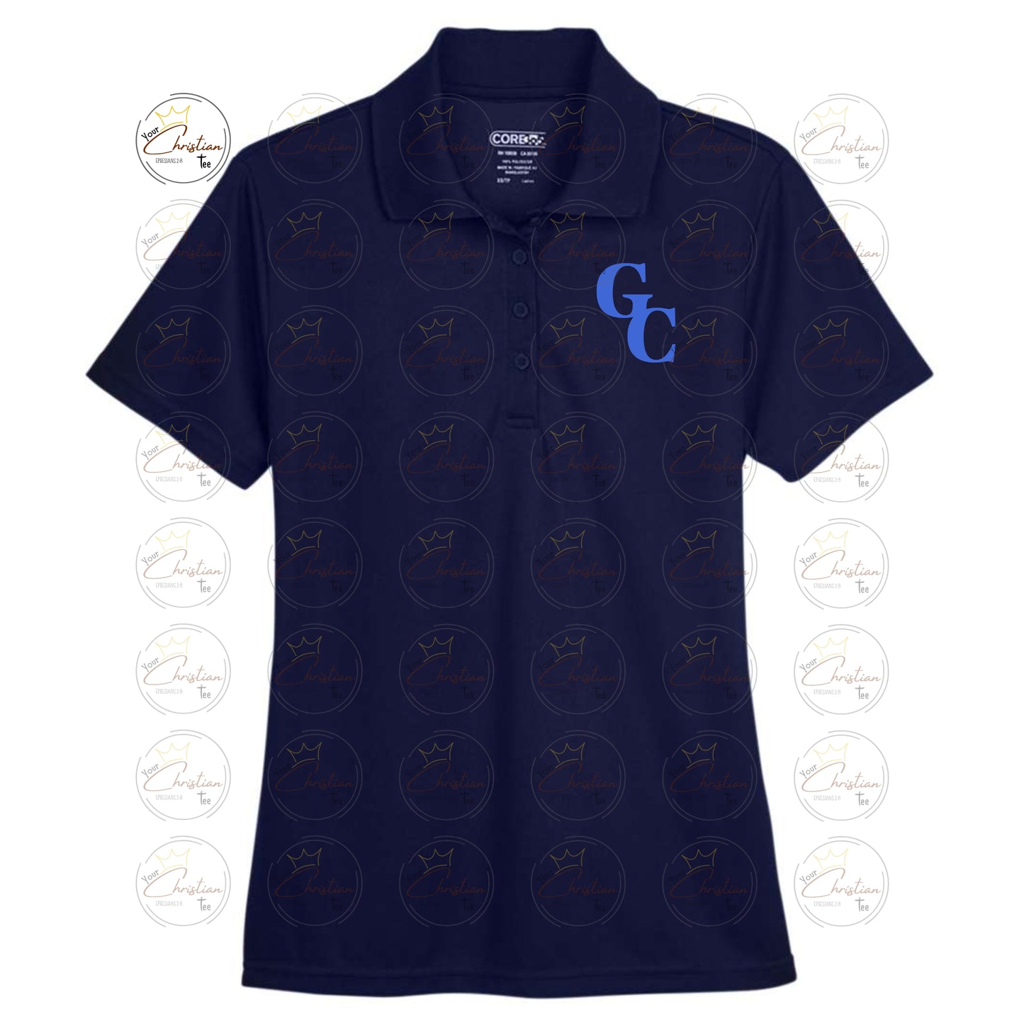 GC Performance Polo with printed logo