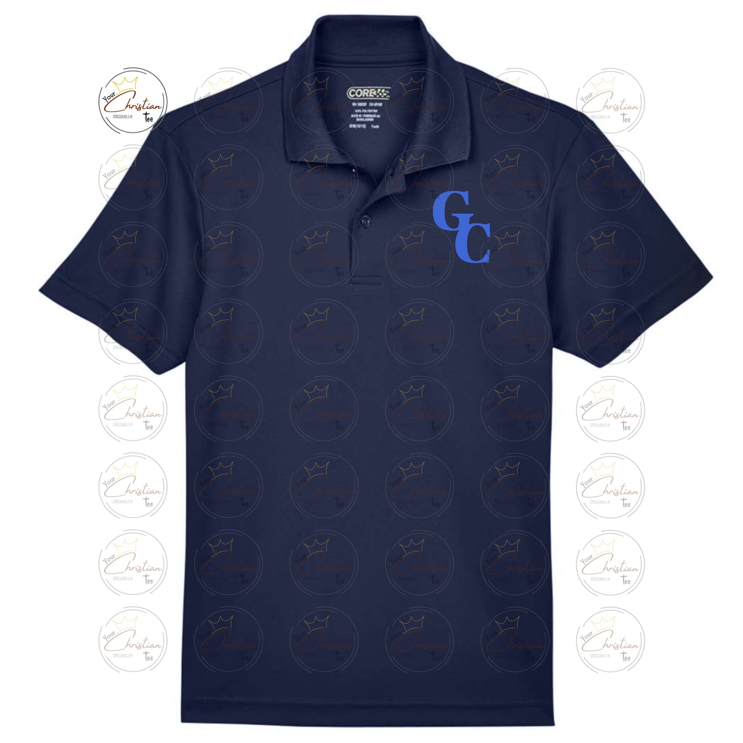 GC Performance Polo with printed logo