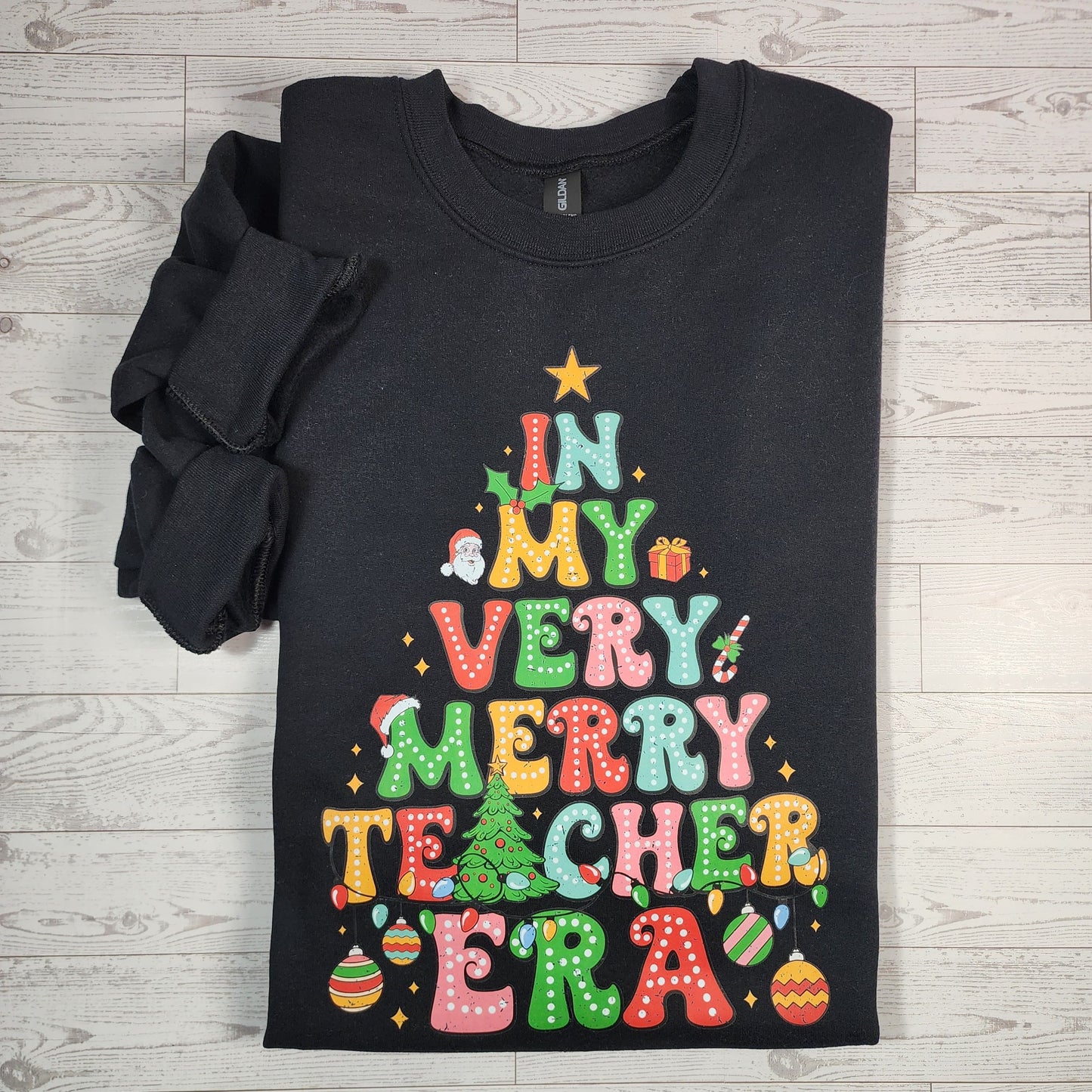 Very Merry Teacher Era Sweatshirt