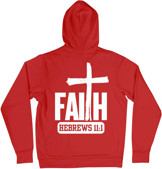 "Faith–Hebrews 11:1" Christian Hoodie